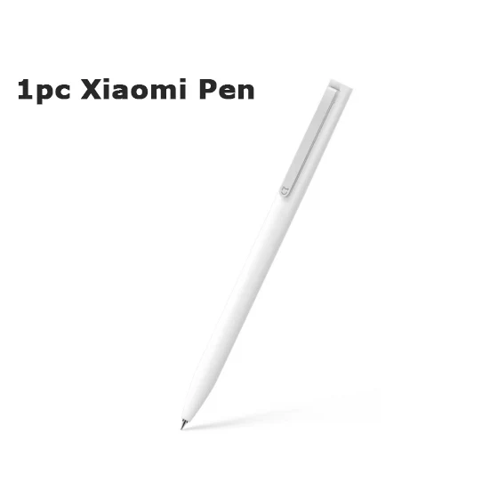 xiaomi pen Оригинальная ручка-знак Xiaomi Mijia 9,5 мм ручки для подписи+ Заправка для ручек Mijia черная гладкая швейцарская заправка - Цвет: xiaomi pen
