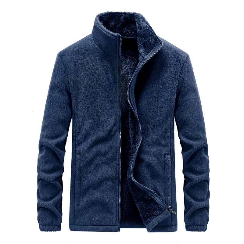 Stand-up Collar Cotton Jacket Winter Plus Velvet Warm Coat Comfortable Brushed Men Winter Coat Coat Trend Dress Dropshipping 6XL
