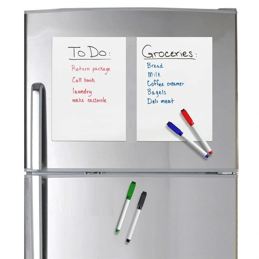 Маркер на холодильник. Магнитная доска на холодильник. Whiteboard for refrigerator. Гибкий магнит на холодильник. Магнитный маркер на холодильник.