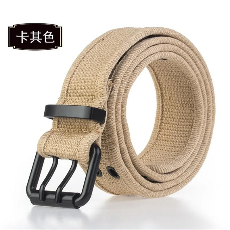 

2021 new pure cotton thread canvas High quality jeans belt leisure versatile durable belt for men and women free shipping