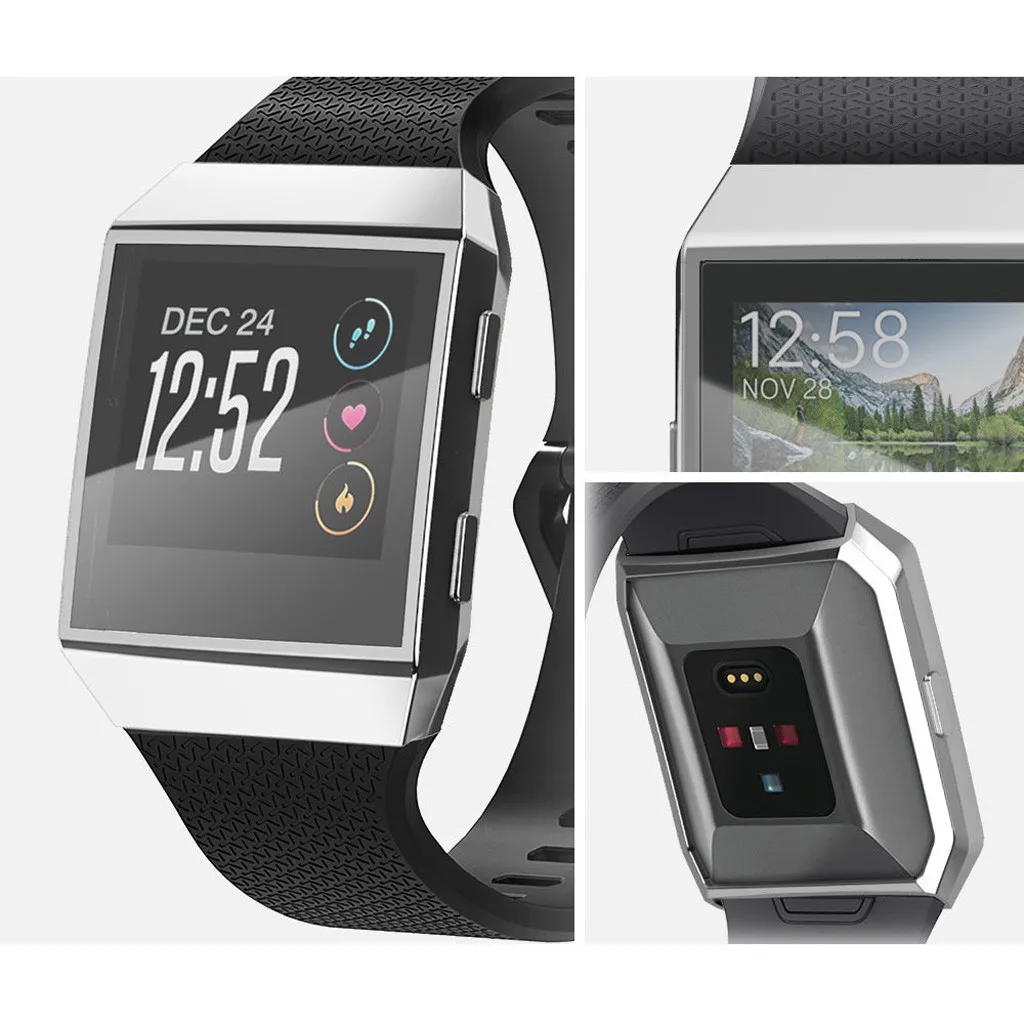 20/все вокруг экрана Защитный чехол для Fitbit Ionic Смарт часы покрытие из ТПУ протектор экрана закаленное 3D полное покрытие