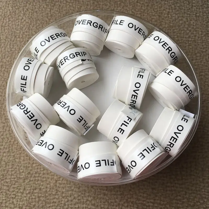 60 шт. ощущение сухости овергрип для теннисной ракетки белого цвета ПУ впитывания