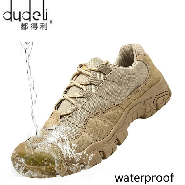 Уличная Мужская походная обувь водонепроницаемые дышащие тактические армейские