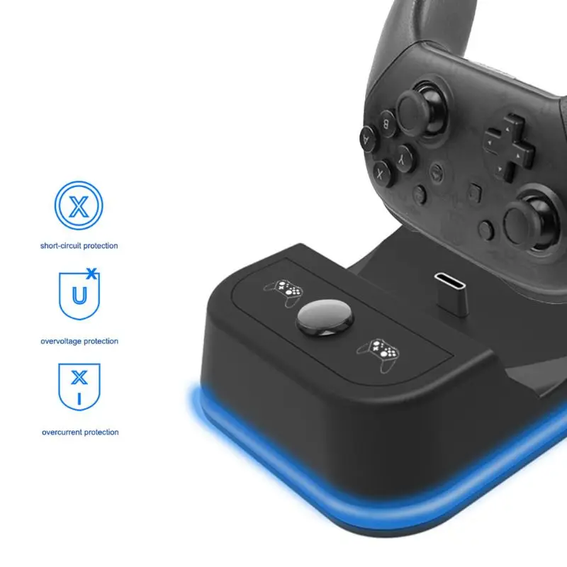 Двойной USB зарядное устройство Быстрая зарядка док-станция для Playstation 4 PS4 Pro джойстик, геймпад джойстик ручка аксессуары
