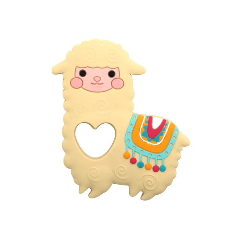 Силиконовые Бусины 1 шт. Прорезыватель для зубов в виде альпаки сделай сам овечка