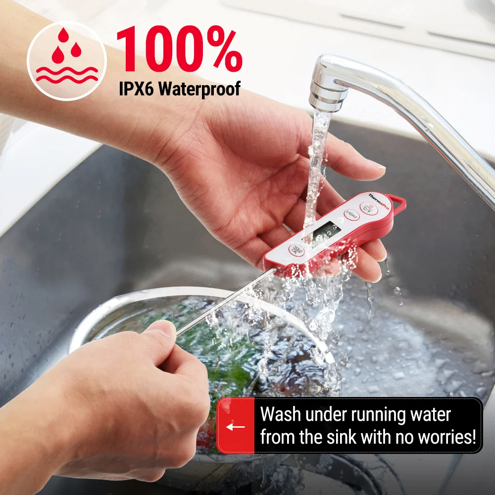 Термометр ThermoPro TP15 кухонный цифровой водонепроницаемый прибор для измерения