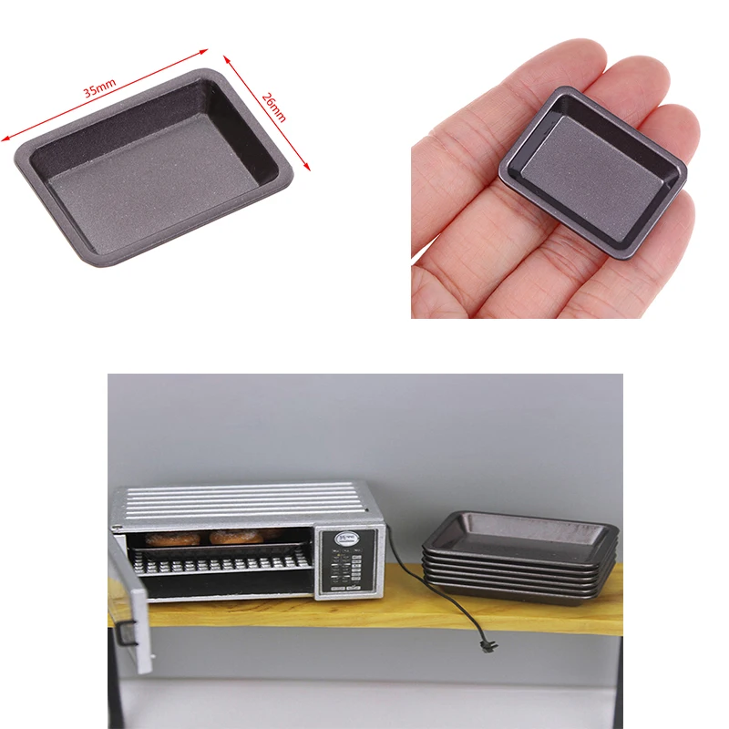 Высококачественная миниатюрная металлическая пластина для кукольного домика