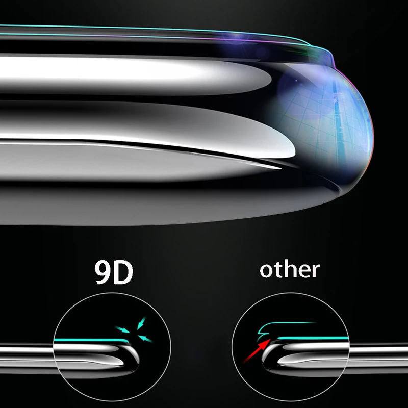 9D защита экрана закаленное стекло для huawei P30 P20 Lite полное покрытие стекло пленка для Honor 8X huawei mate 30 20 Lite стекло