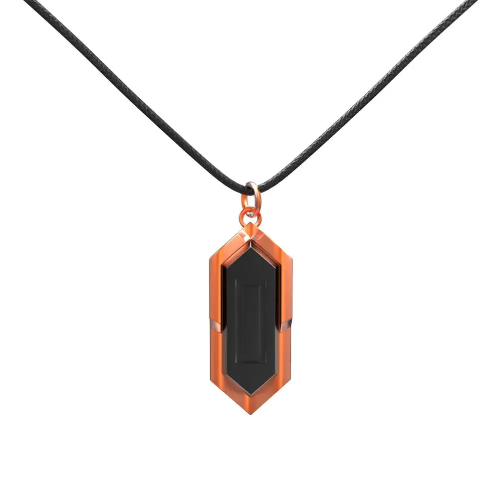 Ожерелье Coslive из мандалорианского железного сердца Золотая подвеска для косплея