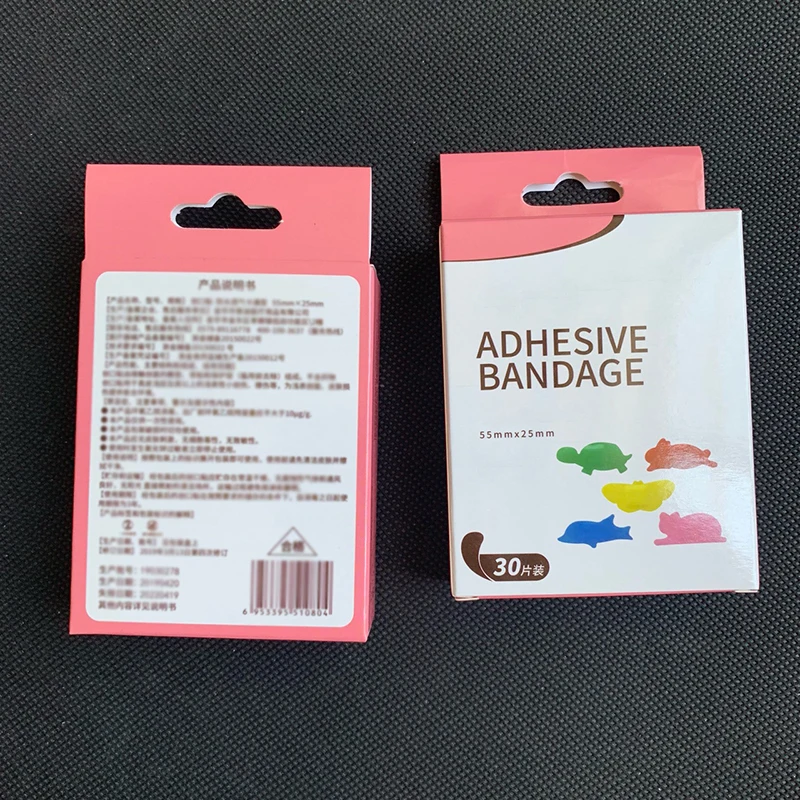 

30Pcs Waterproof Breathable Cute Cartoon Band Aid Hemostasis Adhesive Bandages First Aid Emergency Kit For Kids Children