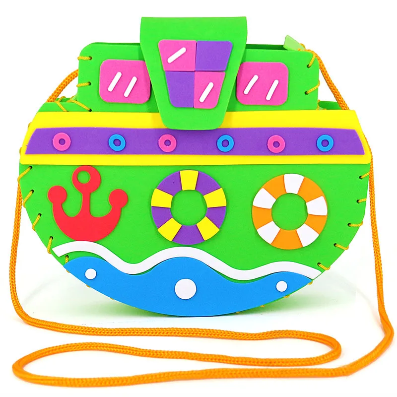 Сумка мессенджер 3D сделай сам Детская сумка из ЭВА для ручной работы обучения и