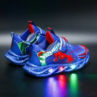 disney spiderman childrens 2021 summer boy girl casual shoes sports shoes non slip soft bottom student running shoes