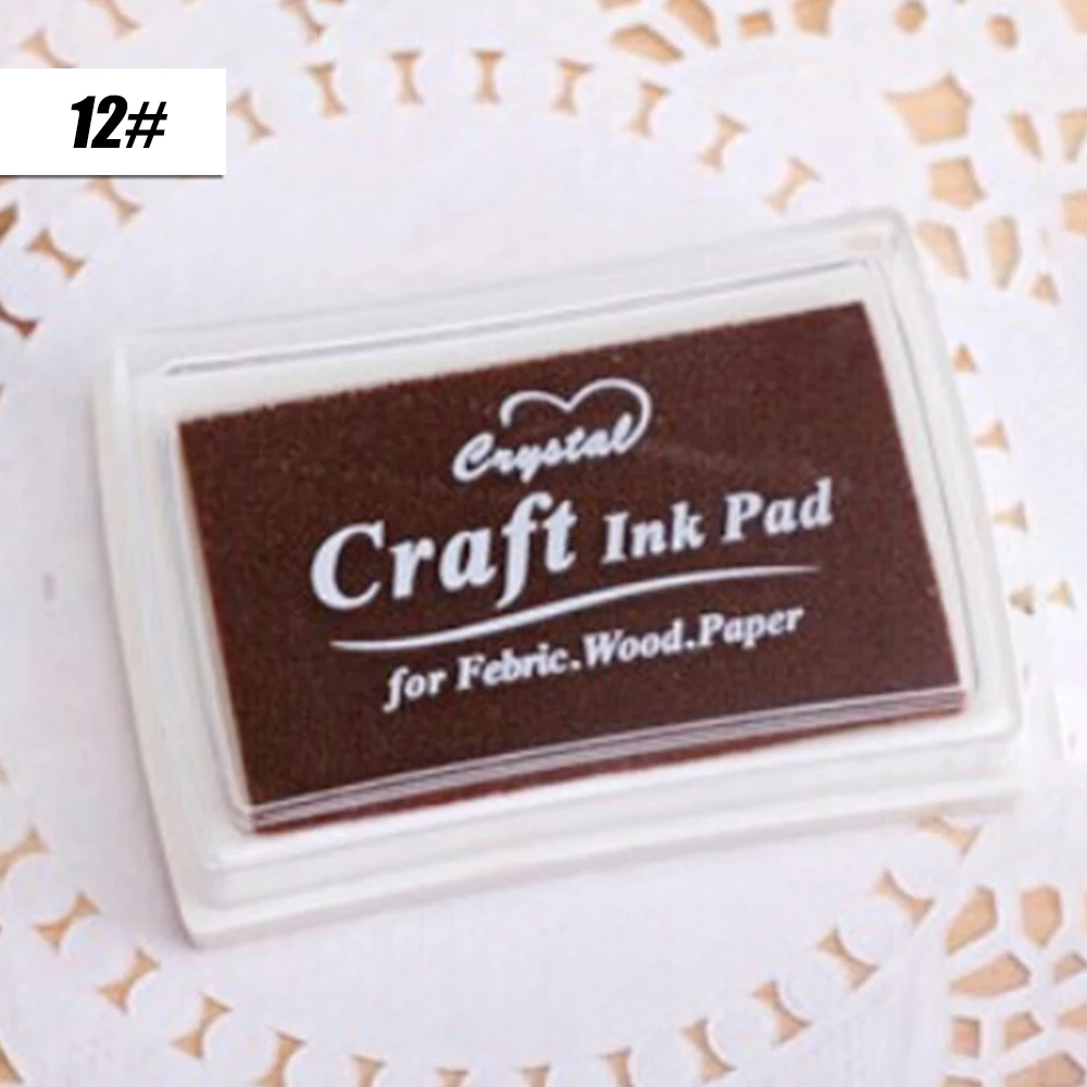 15 цветов DIY Скрапбукинг старинные ремесла чернил Pad красочная штемпельная