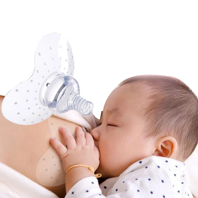 

New Breastfeeding nipple protector Triangular petals Transparent silicone breast pump silicone nipple breast pump accessories