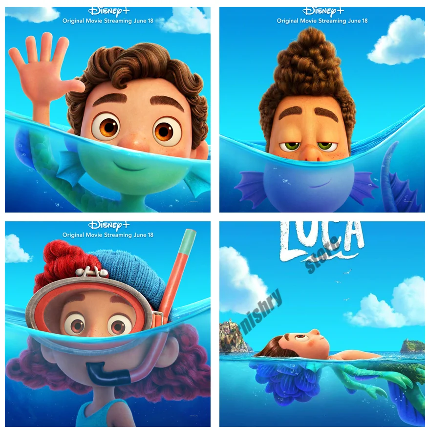 

Алмазная живопись Disney Luca 5D, мозаика «сделай сам», алмазная вышивка, полная вышивка крестиком комплекты, украшение для дома, рождественский п...