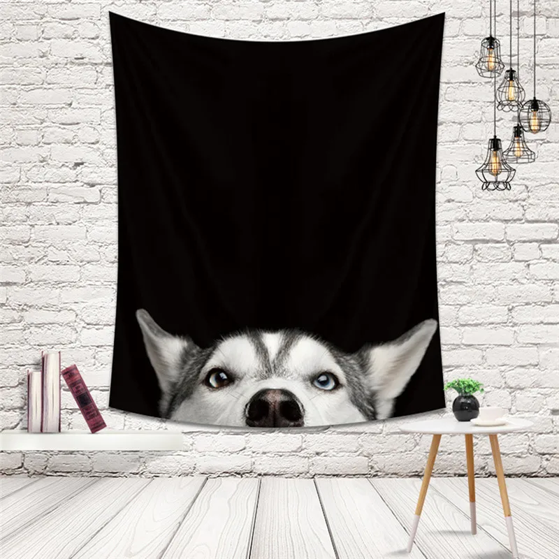 Одеяло с милыми кошками и собаками настенный гобелен спальни покрывало плед