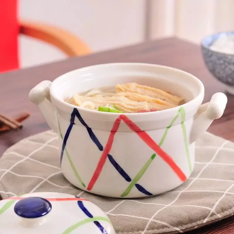 Посуда FANTERCY кастрюли японская простая креативная бамбуковая ручка салатная