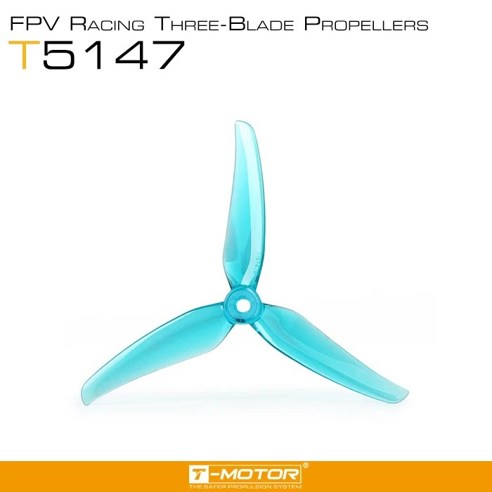 20pcs/10Pairs T-MOTOR T5147 5147 FPV Propeller 3 Blade CW CCW POPO system match F40 F60 III Freestyle Racing Frame | Игрушки и хобби