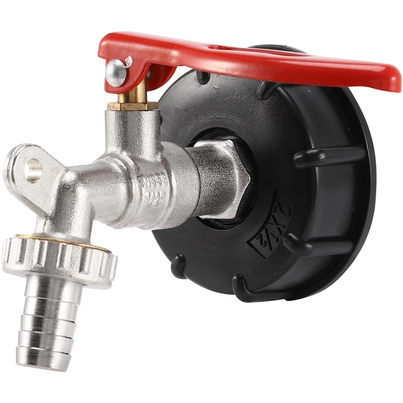 IBC Tote Tank Food Grade Drain Adapter 1/2 Inch Garden Hose Lockable Faucet Water Connector Replacement | Инструменты
