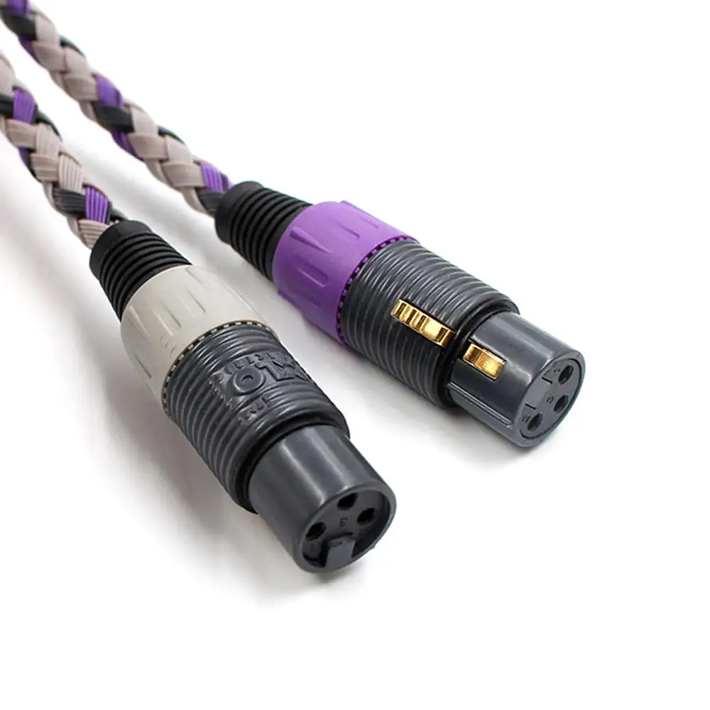 Colleimage Hifi Подпись S3-2 XLR сбалансированный кабель Hi-end штекер в гнездовой с