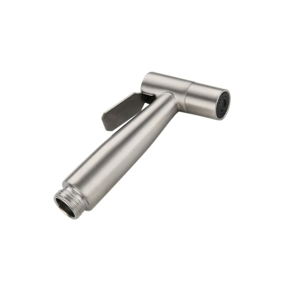 

304Stainless Steel Bathroom Sprayer Toilet Heat-Resistant Handy Handheld Bidet Sprayer High Pressure Bidet Nozzle Plenty Of Uses