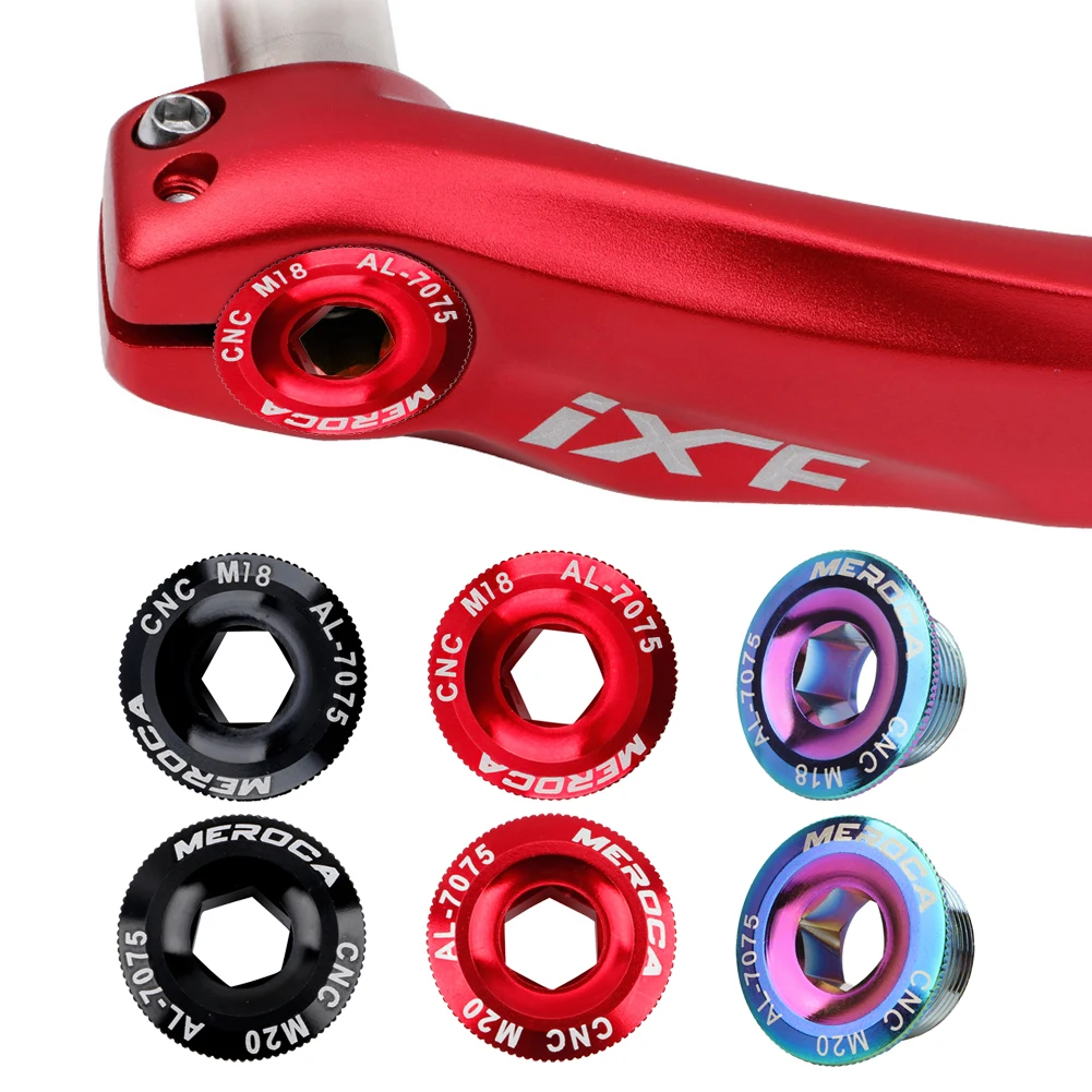 Горный велосипед зубчатая пластина рукоятки винт Кепки Алюминий сплав рукоятка