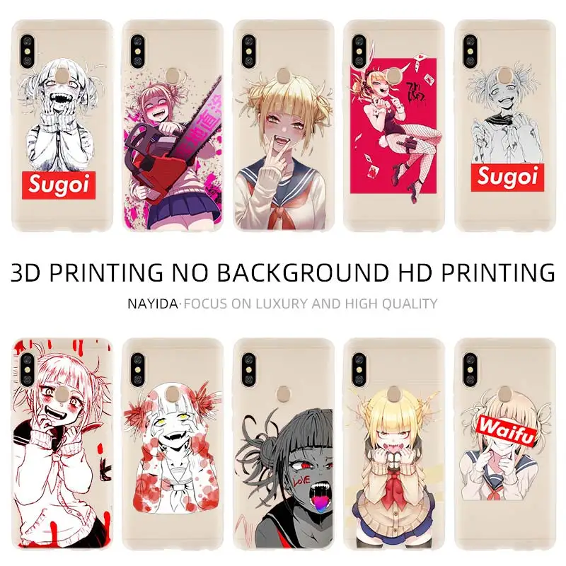 Мягкий чехол для Xiaomi 10 8 A2 A3 Cc9 Lite Mi 9se A1 6X 5X Note Pro Sugoi Senpai Anime waifu|Бамперы| |