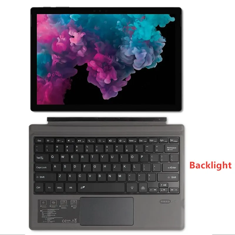 Bluetooth-клавиатура для Microsoft Surface Pro 7 6 5 4 3 Tablet беспроводная клавиатура Pro7 Pro6 Pro5 12