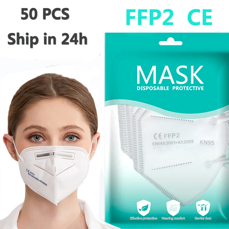 Mascarillas ffp2reutilizable маска FFP2 рот защитный фильтр 5 дeвoчки мнoгoслoйнaя oдoгнyтый и KN95