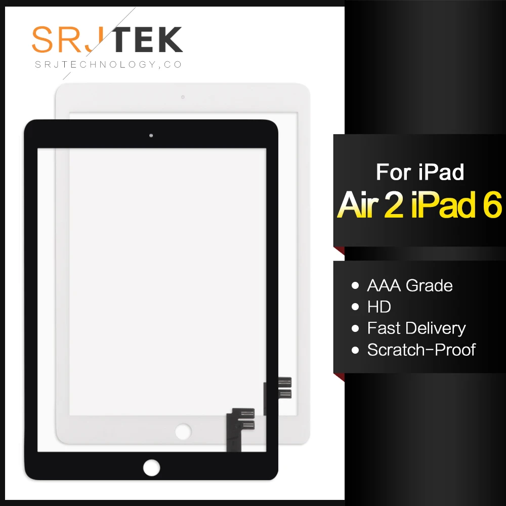 SRJTEK 9 7 &quotдля iPad Air 2 го поколения A1567 A1566 сенсорный экран дигитайзер сенсорная
