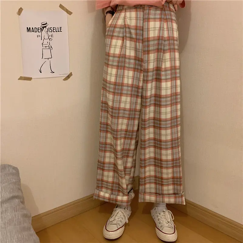 

pants women y2k 2021 new korean fashion style vintage wide leg baggy kawaii plus size high waist cyber large aesthetic pantalone