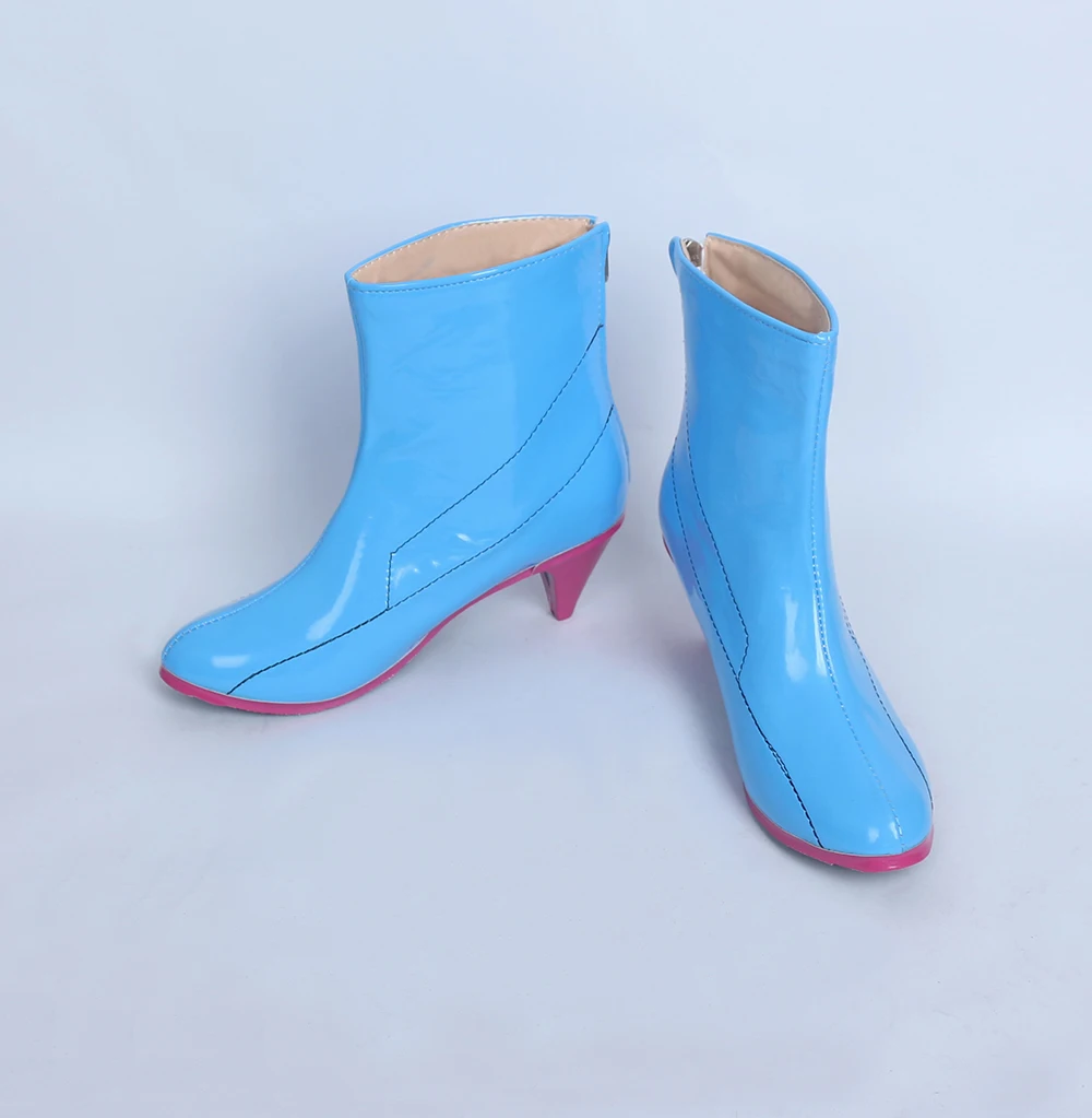 Покемон го белса команда Мистик лидер Косплей Ботинки изготовленные на заказ |