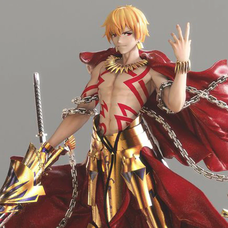 1/6 GK белая форма ручной работы из смолы WF2019 Лето FGO Hero King Золотая сияющая