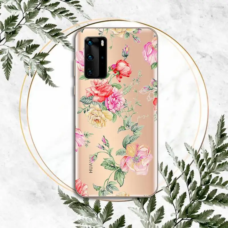 

Melanin Poppin African Black Girl Phone Case Transparent for huawei P 40 30 20 lite pro smart 2019 honor 8X 10i 10 cover