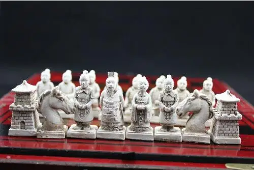 Набор шахматных фигур YM из серебра 304 пробы 32 шт. | Дом и сад