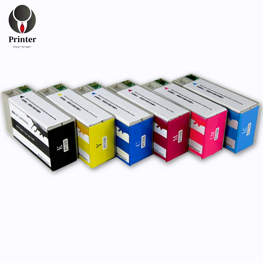 Printer Partner replacement ink cartridge PJIC1 to PJIC6 compatible for epson PP-100 PP-50 PP100 PP50 PP 100 PP 50 CD printer