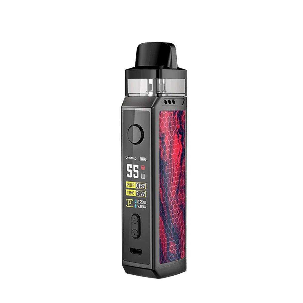 Новый оригинальный комплект VOOPOO VINCI X 70W Pod с двойной катушкой 0 96 дюймовый экран