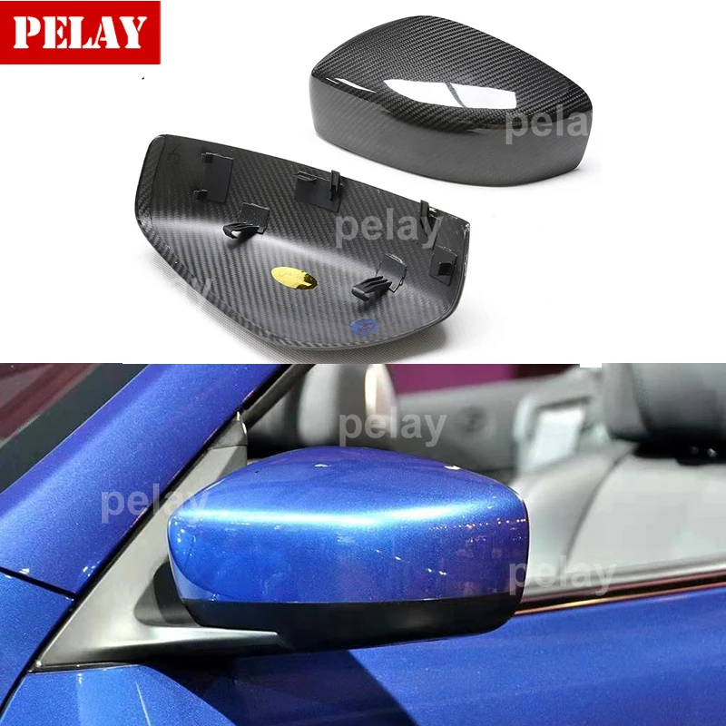 

Car Carbon Fiber Side Rearview Mirror Cover Caps Exterior Accessories For Infiniti G25 G35 G37 Q60 2008-2014