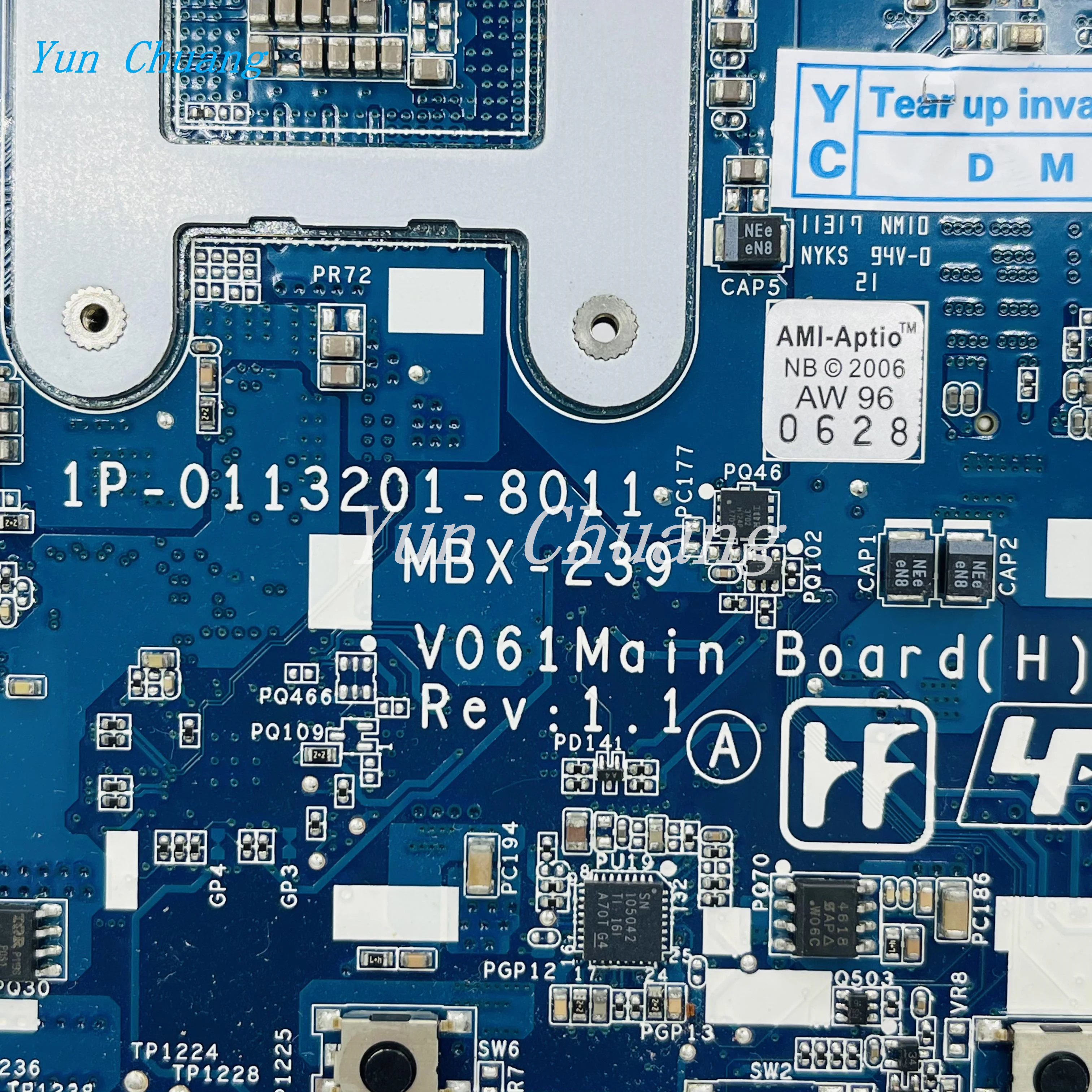 MBX-239 V061 материнская плата для ноутбука SONY Vaio PCG-61711W VPCCA A1848532A 1P-0113201-8011 REV: 1 HD6700M GPU DDR3 |