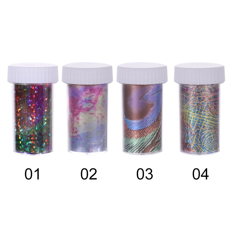 1 коробка 4*100 см наклейка для переводки ногтей серия новых узоров зеркальный