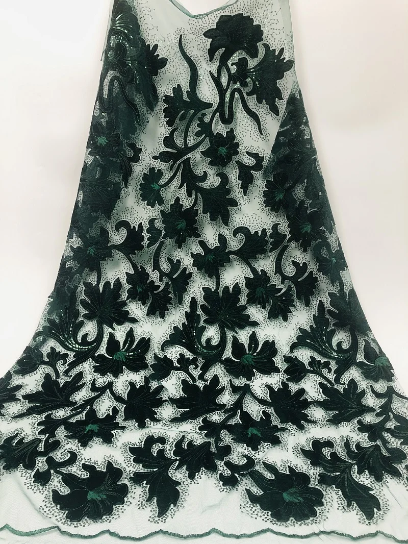 Новое поступление кружевная ткань со стразами в африканском стиле нигерийская