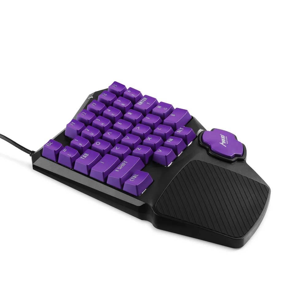 MAD GIGA P1 Проводная игровая механическая клавиатура с одной рукой красный
