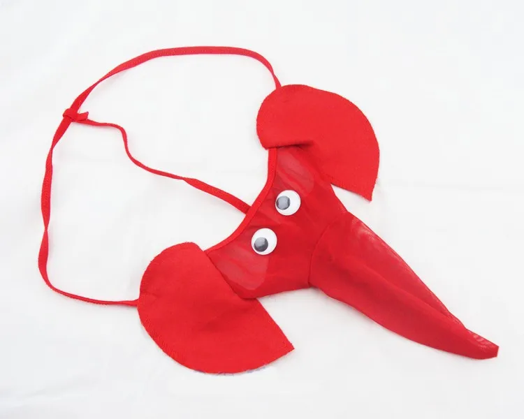 Мужское сексуальное нижнее белье леопардовые стринги в форме слона брюки T pole