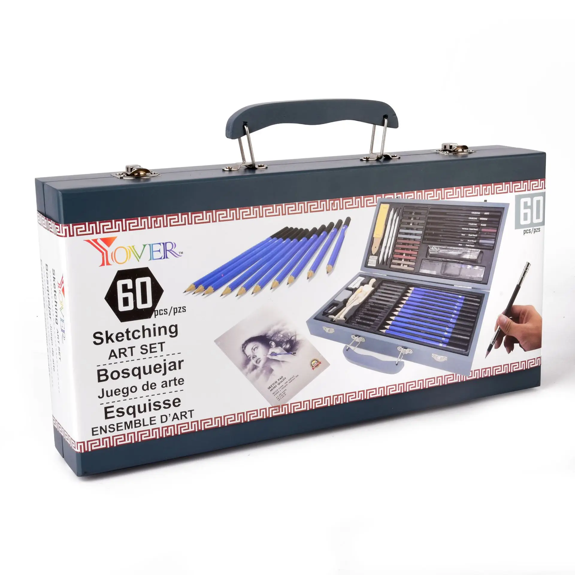 60 шт./набор детские деревянные карандаши для рисования