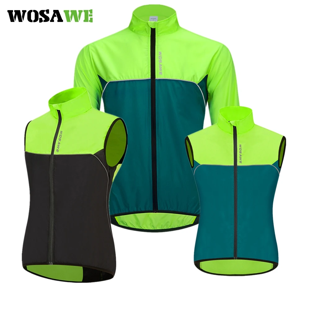 Ветрозащитная велосипедная куртка WOSAWE мужской дождевик одежда для шоссейного