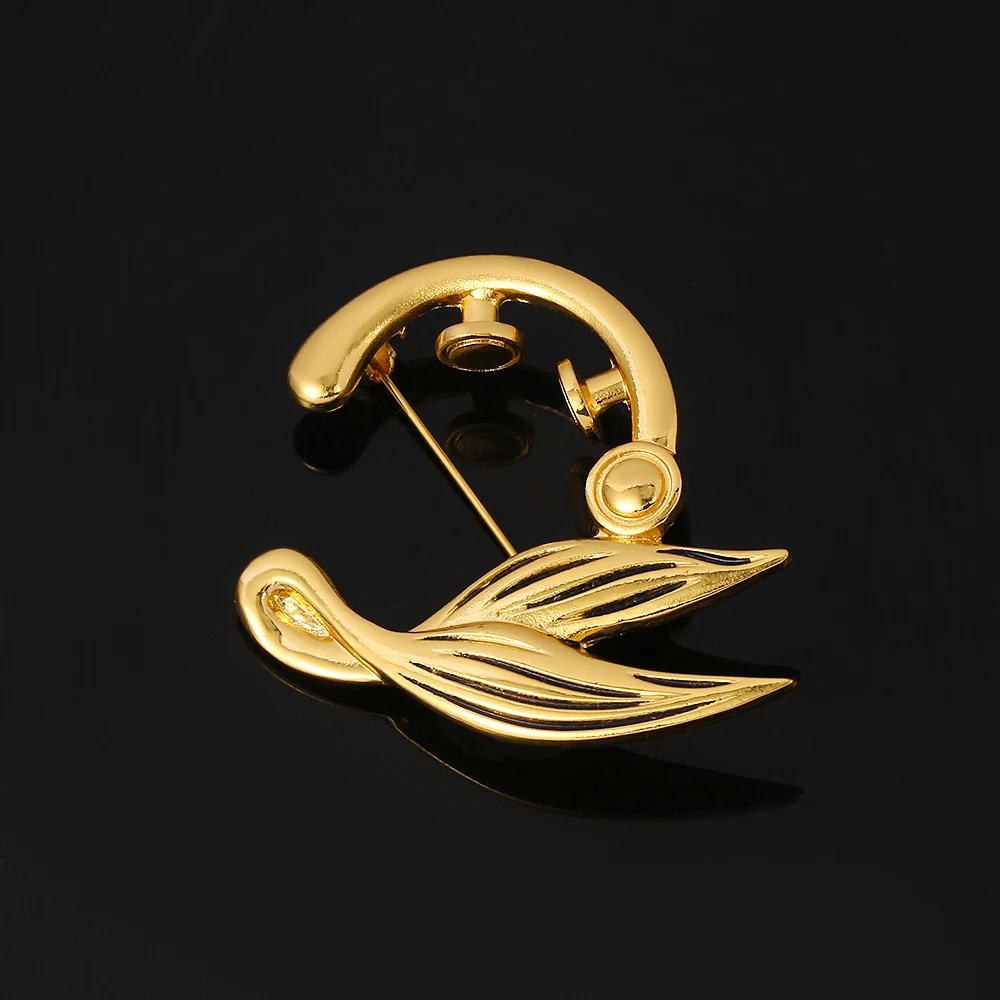 Аниме фиолетовая брошь Evergarden из сплава Значки Косплей золотые значки реквизит