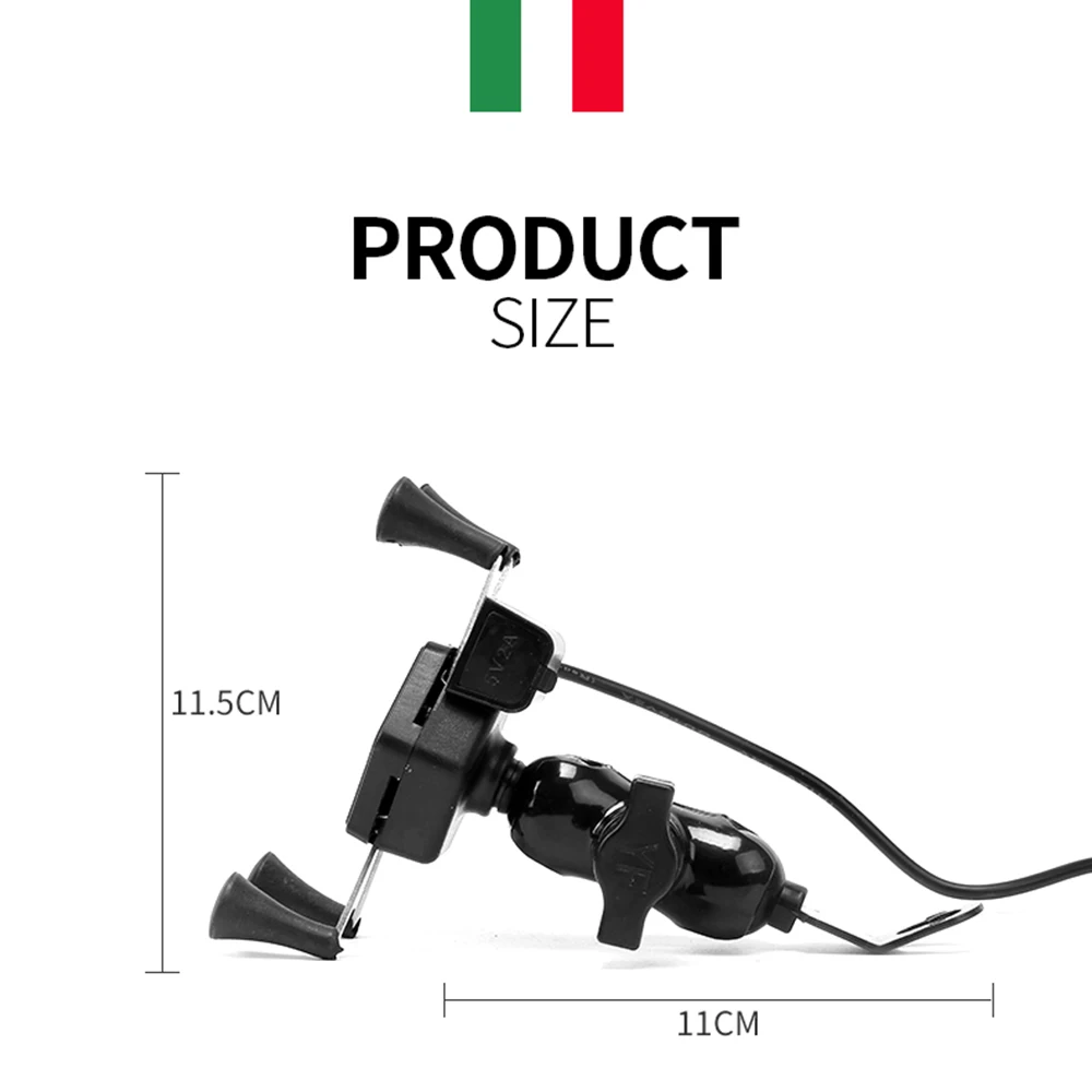 Универсальный X Grip с шестигранной головкой Водонепроницаемый кронштейн мотоцикл