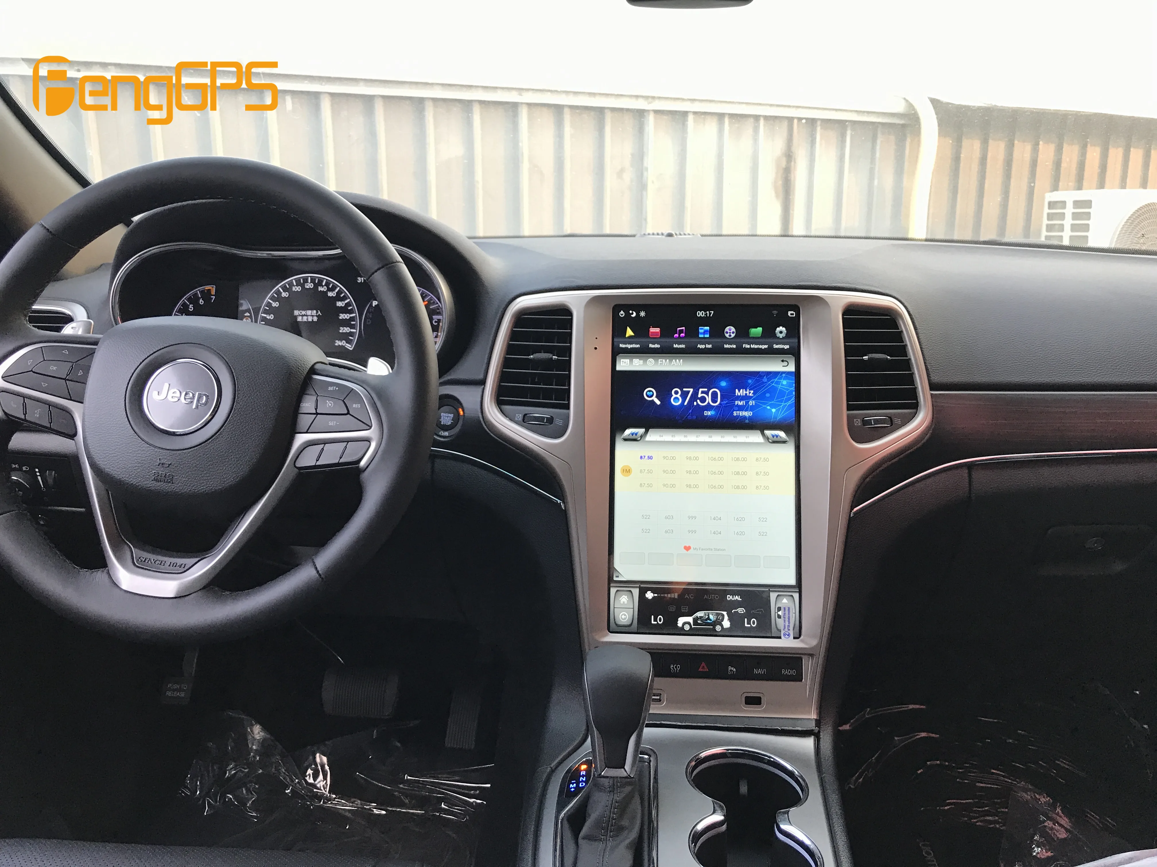 Вертикальная Автомагнитола 13 6 дюйма 8 1 В Стиле Tesla стерео GPS для JEEP Grand Cherokee 2014-2017