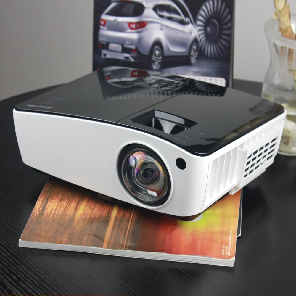 BYINTEK облако K5 Short Throw 4000ANSI Full HD 1080P дневной свет заднего видео DLP 3D проектор для Кино