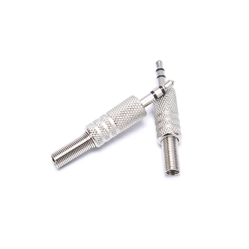 

3.5mm Stereo Metal Plug Connector 3.5 Plug & Jack Adapter With Soldering Wire Terminals 3.5mm Stereo Plug
